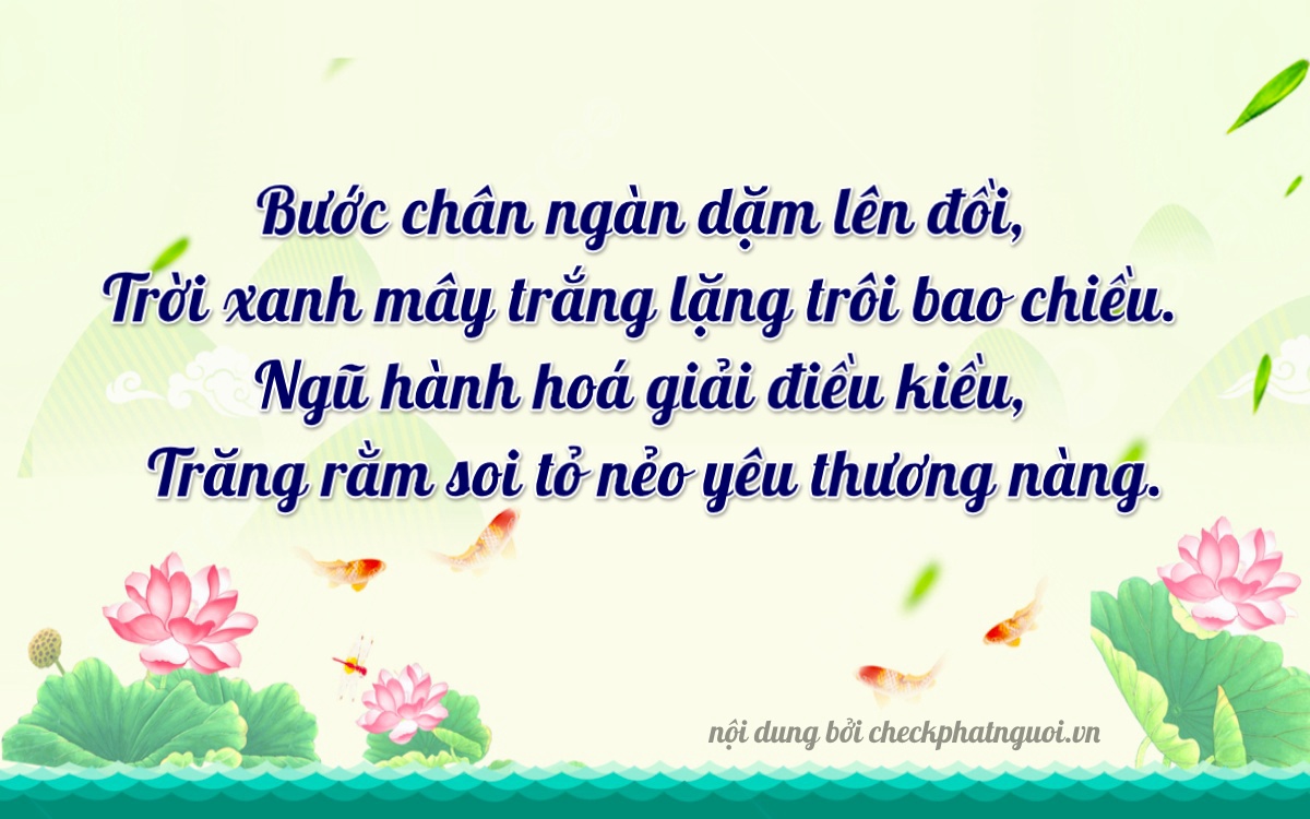 Bài thơ ý nghĩa cho <b>biển số 74A-25613</b> tại website checkphatnguoi.vn