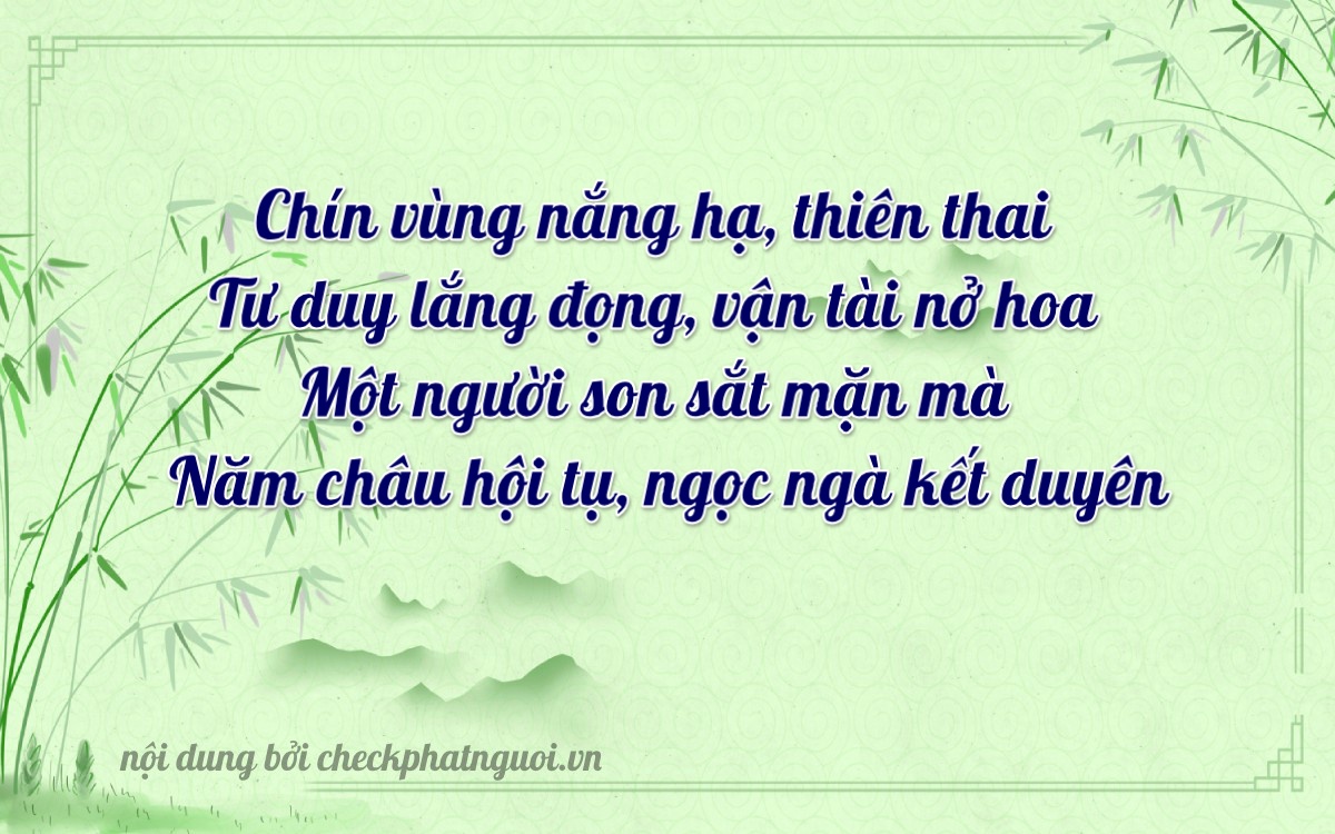 Bài thơ ý nghĩa cho <b>biển số 74A-29154</b> tại website checkphatnguoi.vn