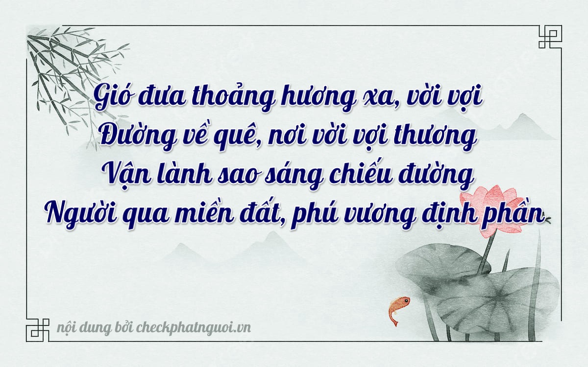 Bài thơ ý nghĩa cho <b>biển số 74A-32937</b> tại website checkphatnguoi.vn