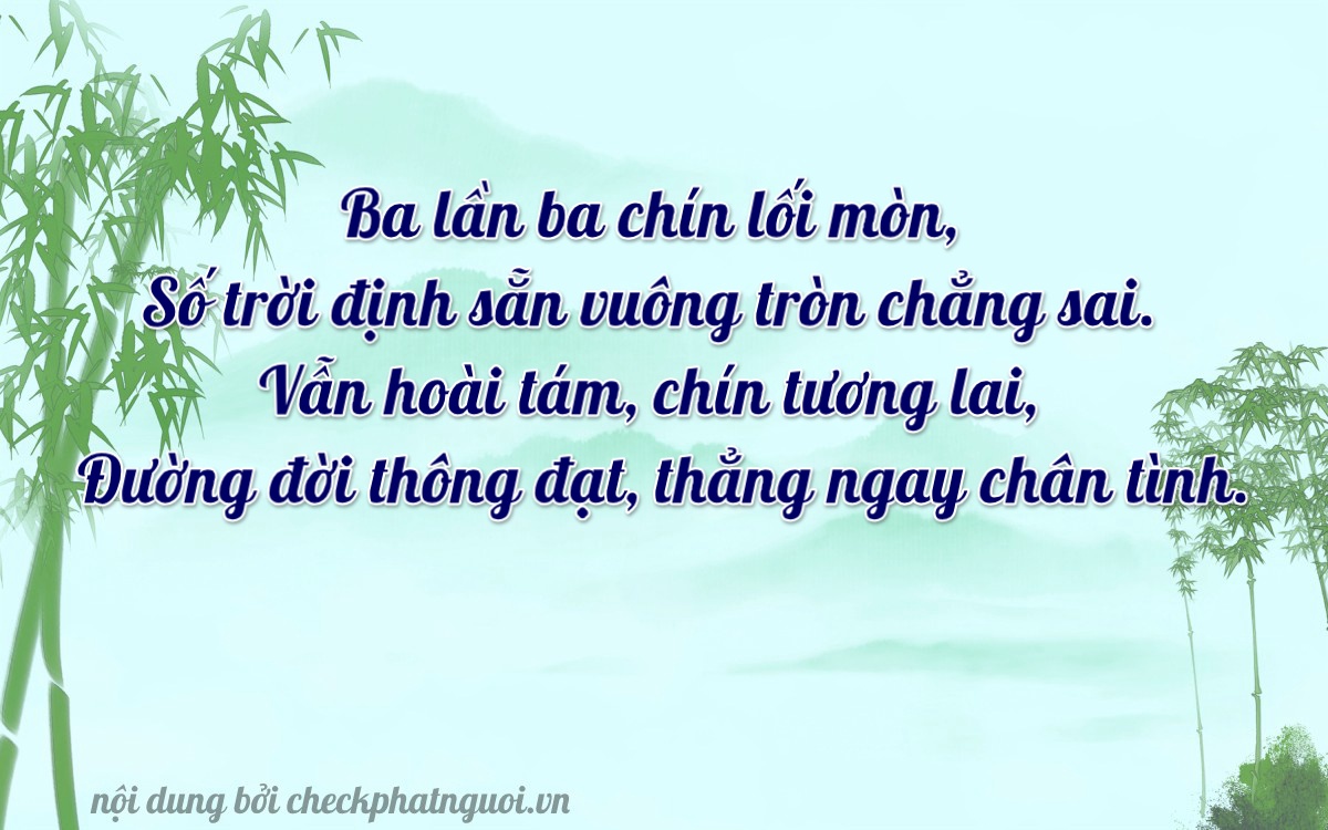 Bài thơ ý nghĩa cho <b>biển số 74A-33389</b> tại website checkphatnguoi.vn