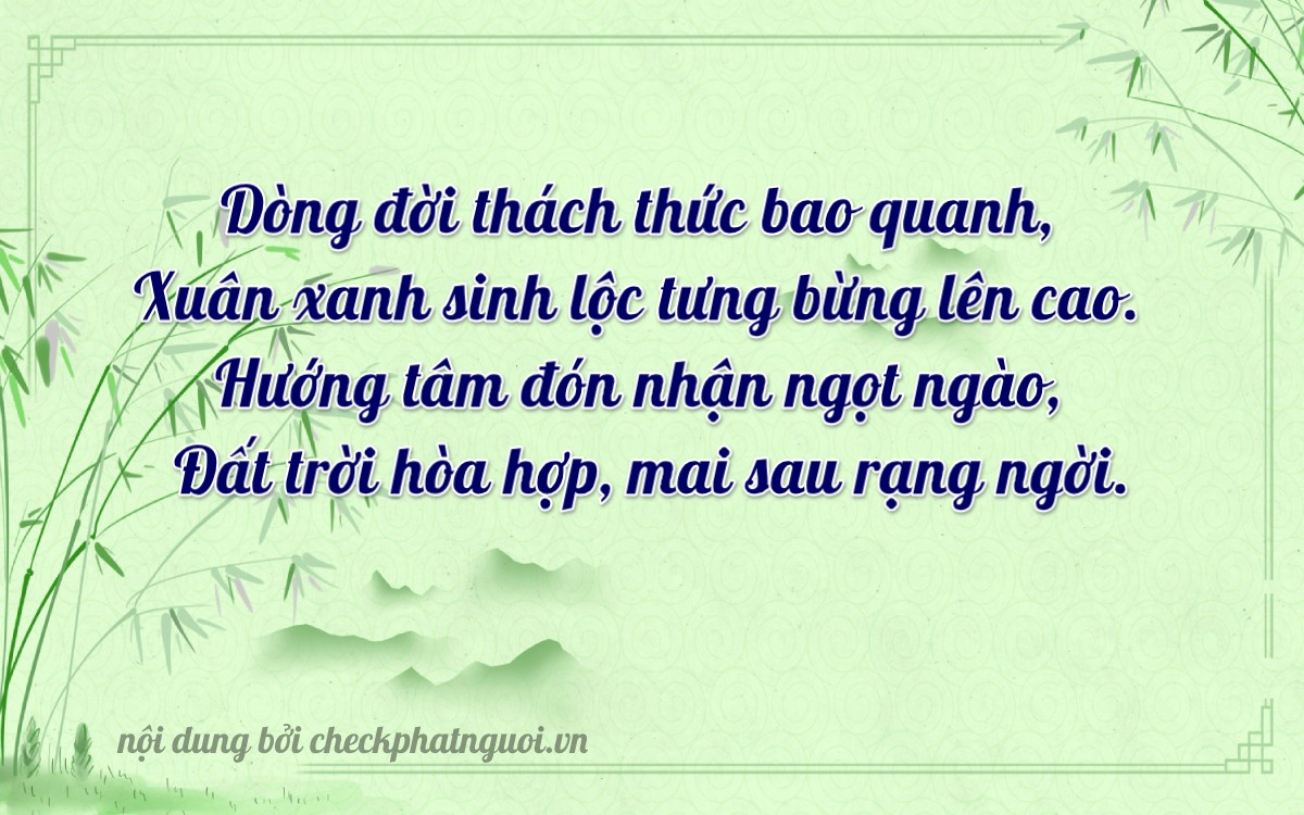 Bài thơ ý nghĩa cho <b>biển số 74AB-02824</b> tại website checkphatnguoi.vn