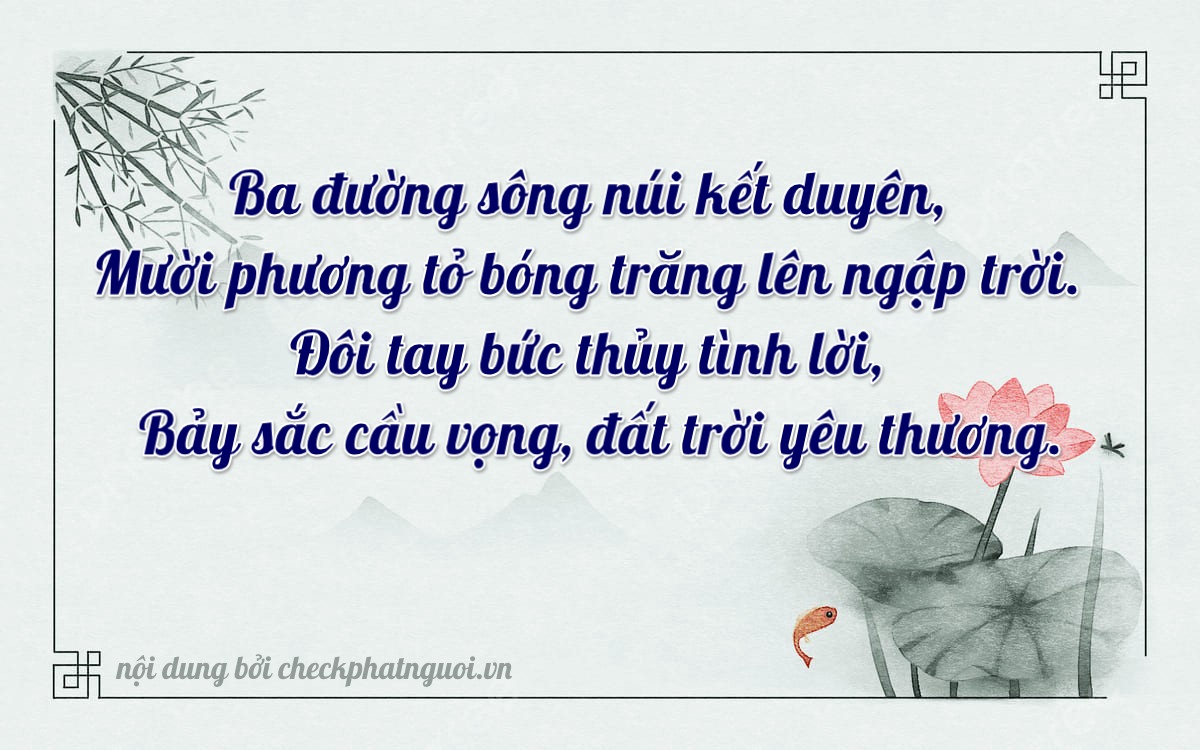 Bài thơ ý nghĩa cho <b>biển số 74B1-31278</b> tại website checkphatnguoi.vn