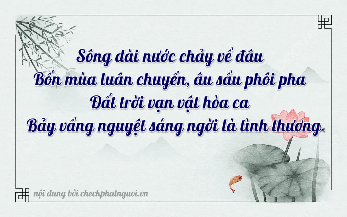 Bài thơ ý nghĩa cho <b>biển số 74C-09847</b> tại website checkphatnguoi.vn