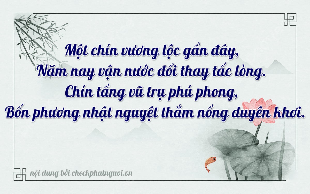 Bài thơ ý nghĩa cho <b>biển số 74C1-19994</b> tại website checkphatnguoi.vn