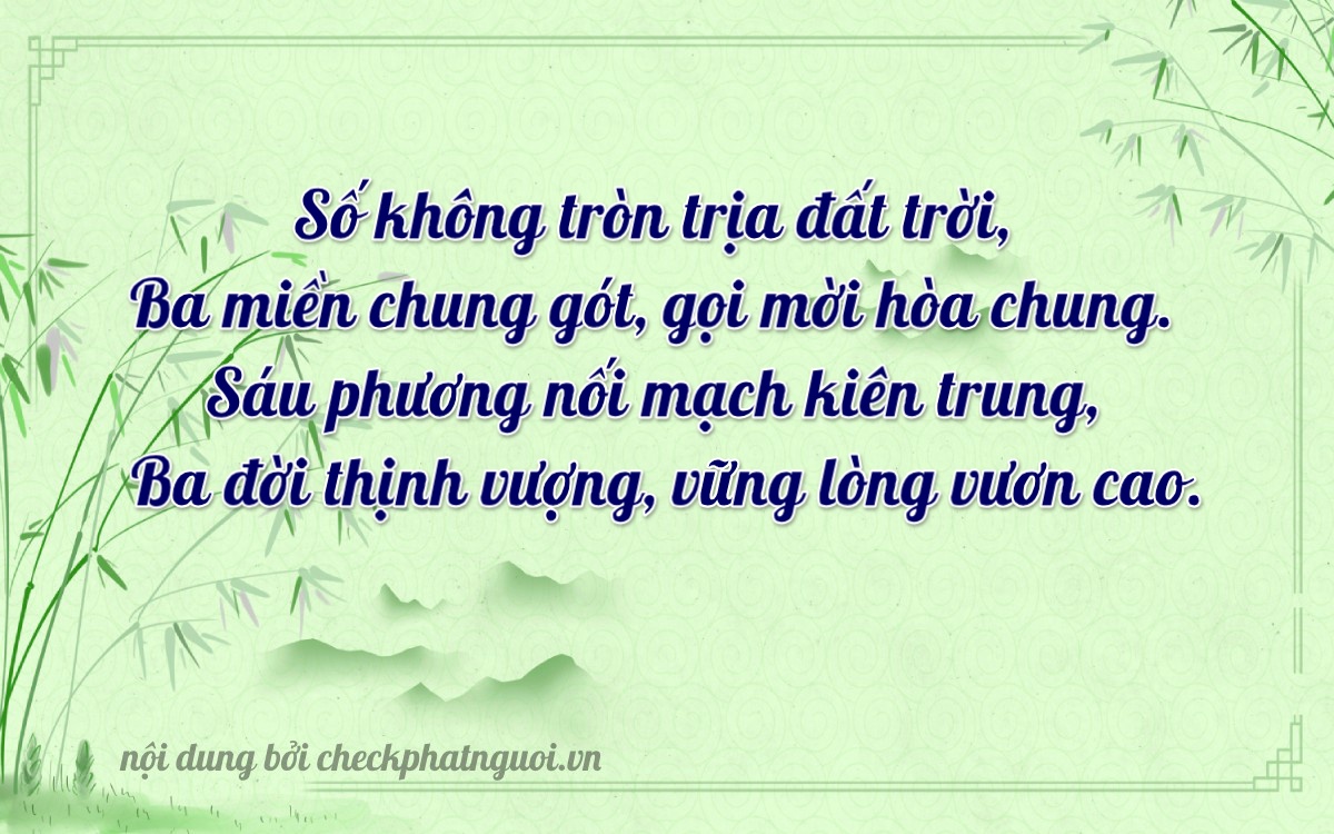 Bài thơ ý nghĩa cho <b>biển số 74D-00363</b> tại website checkphatnguoi.vn