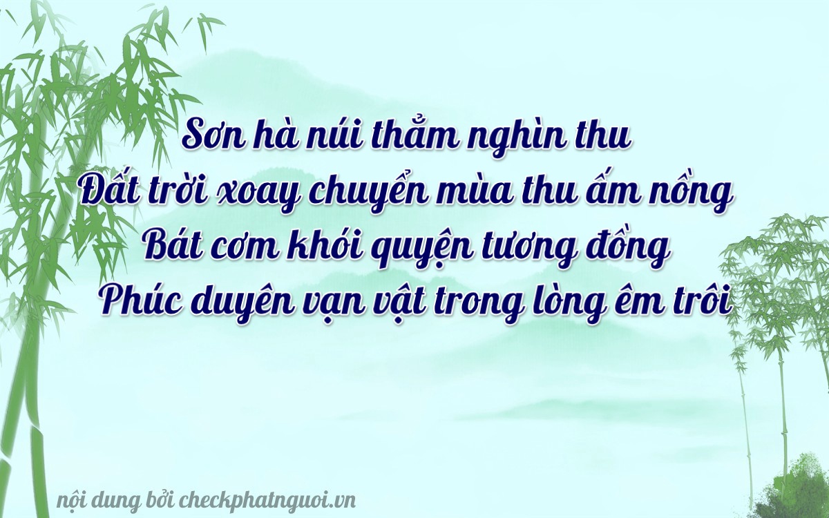 Bài thơ ý nghĩa cho <b>biển số 74D-00875</b> tại website checkphatnguoi.vn