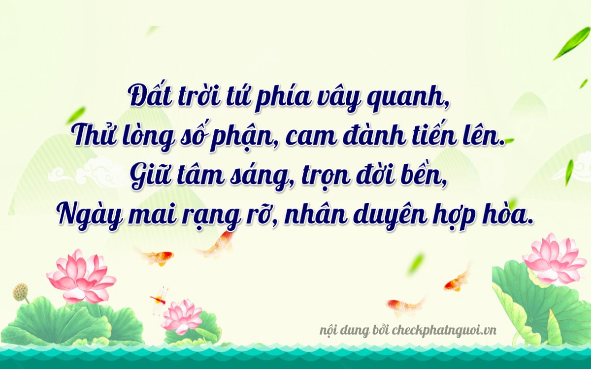 Bài thơ ý nghĩa cho <b>biển số 74D1-21404</b> tại website checkphatnguoi.vn