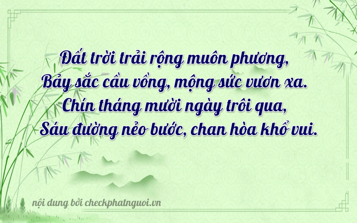 Bài thơ ý nghĩa cho <b>biển số 74D1-29706</b> tại website checkphatnguoi.vn