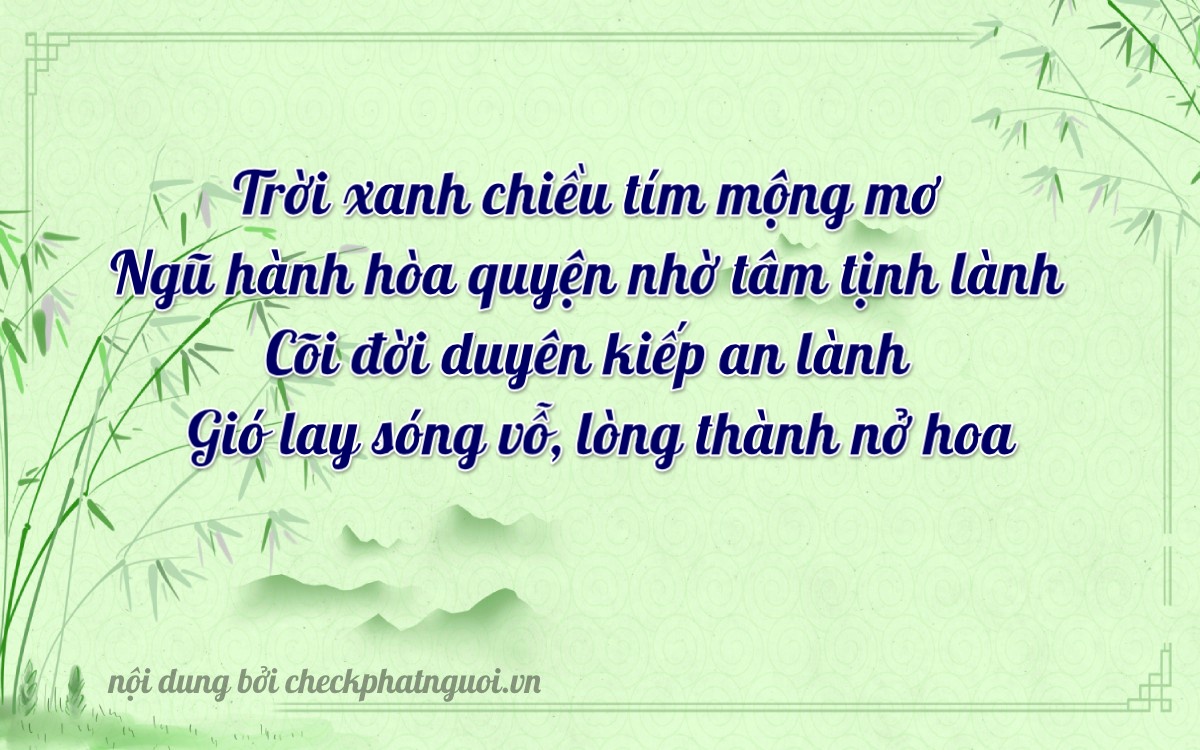 Bài thơ ý nghĩa cho <b>biển số 74D1-39545</b> tại website checkphatnguoi.vn