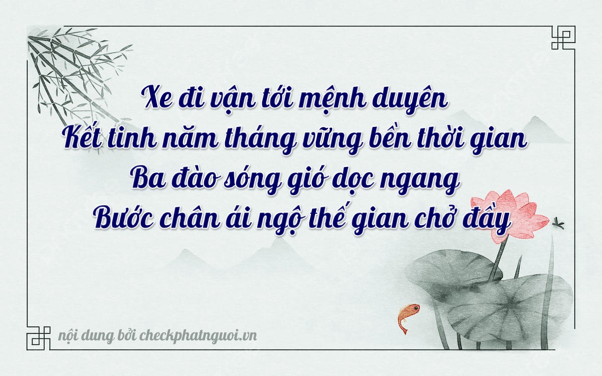 Bài thơ ý nghĩa cho <b>biển số 74F-00534</b> tại website checkphatnguoi.vn