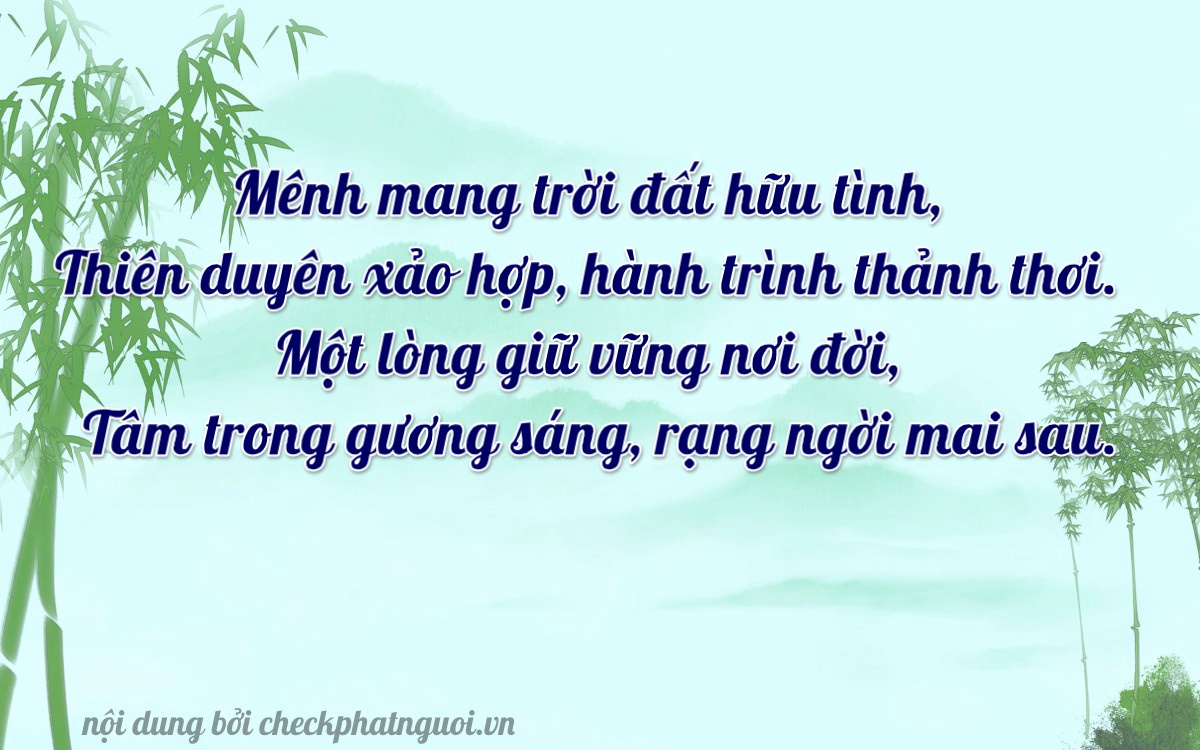 Bài thơ ý nghĩa cho <b>biển số 74F1-43101</b> tại website checkphatnguoi.vn