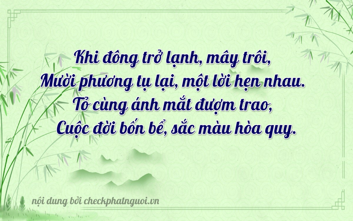 Bài thơ ý nghĩa cho <b>biển số 74G1-18328</b> tại website checkphatnguoi.vn
