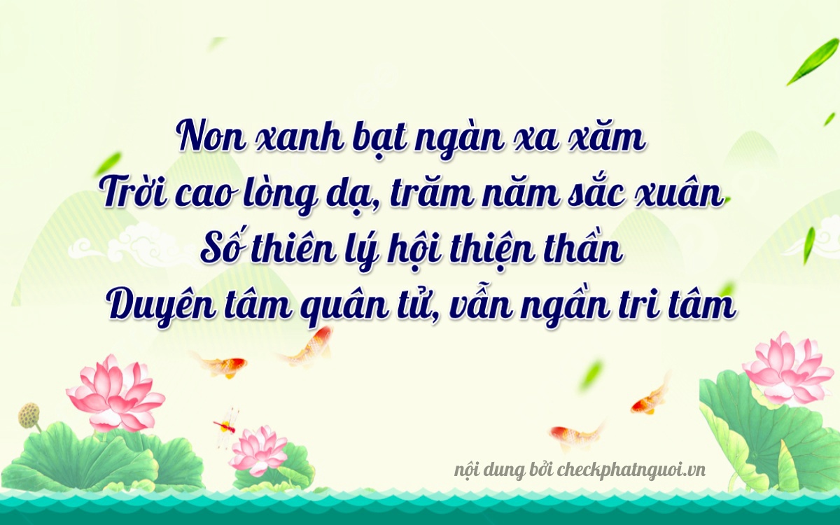 Bài thơ ý nghĩa cho <b>biển số 74K-87678</b> tại website checkphatnguoi.vn