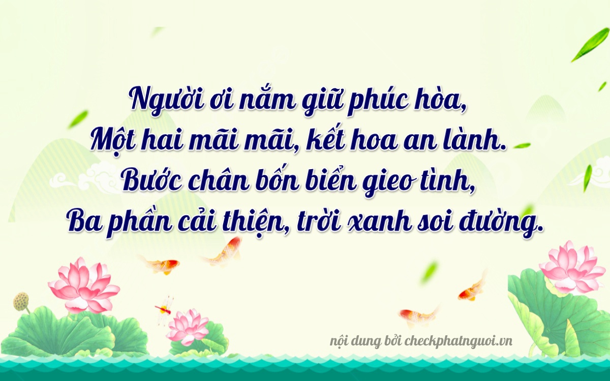 Bài thơ ý nghĩa cho <b>biển số 74L1-12430</b> tại website checkphatnguoi.vn