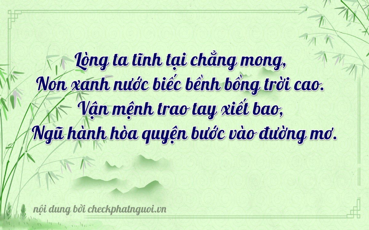 Bài thơ ý nghĩa cho <b>biển số 75746</b> tại website checkphatnguoi.vn