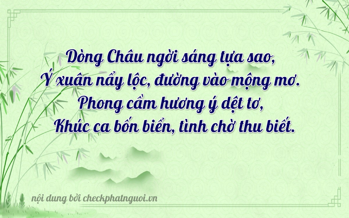 Bài thơ ý nghĩa cho <b>biển số 75A-00425</b> tại website checkphatnguoi.vn