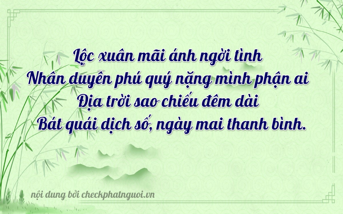 Bài thơ ý nghĩa cho <b>biển số 75A-03340</b> tại website checkphatnguoi.vn