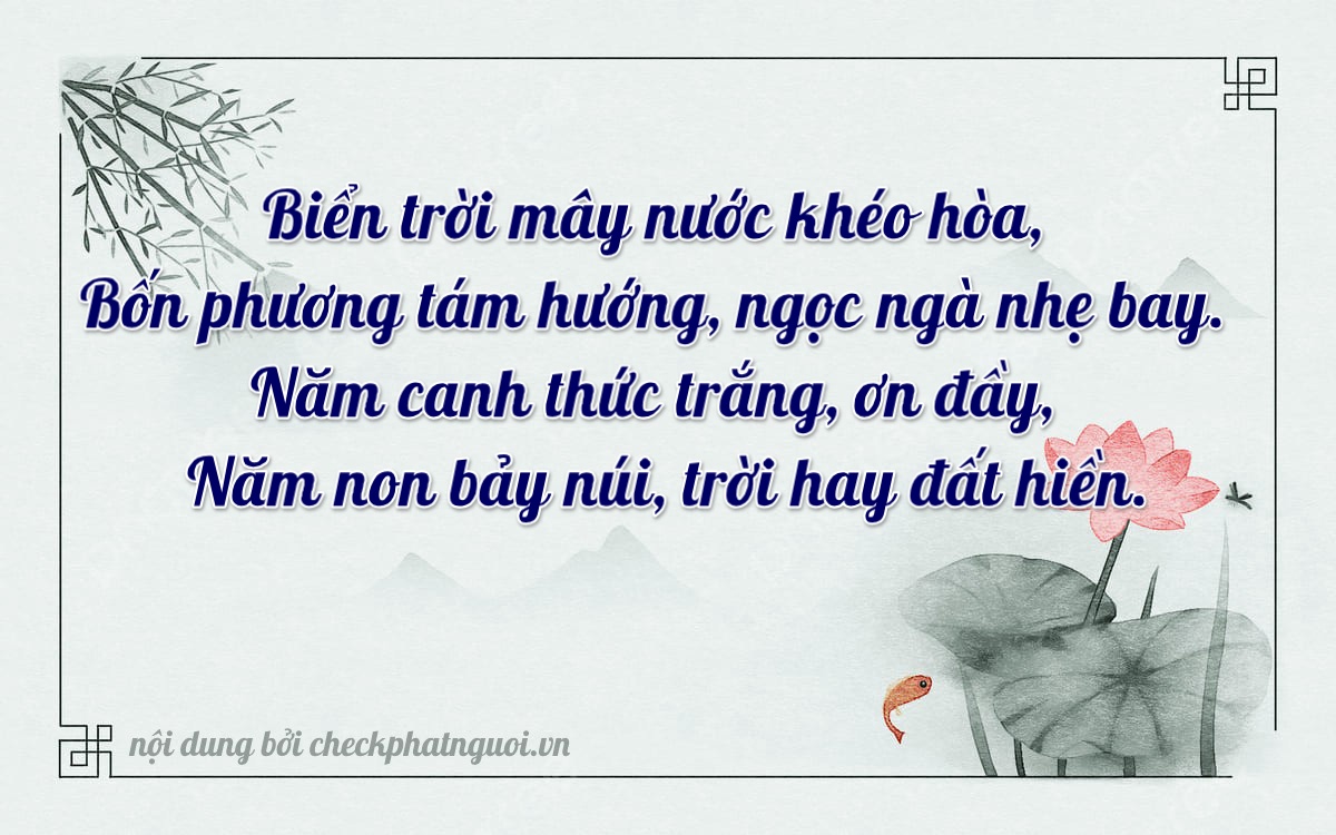 Bài thơ ý nghĩa cho <b>biển số 75A-03455</b> tại website checkphatnguoi.vn