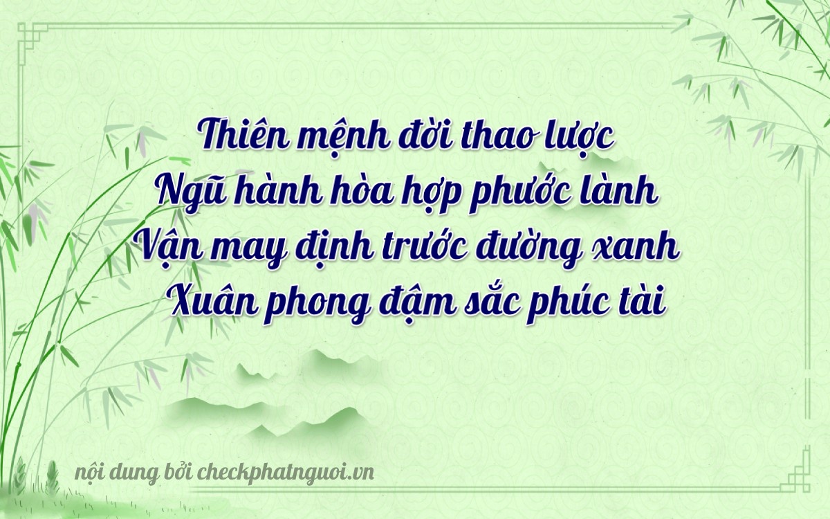 Bài thơ ý nghĩa cho <b>biển số 75A-03947</b> tại website checkphatnguoi.vn