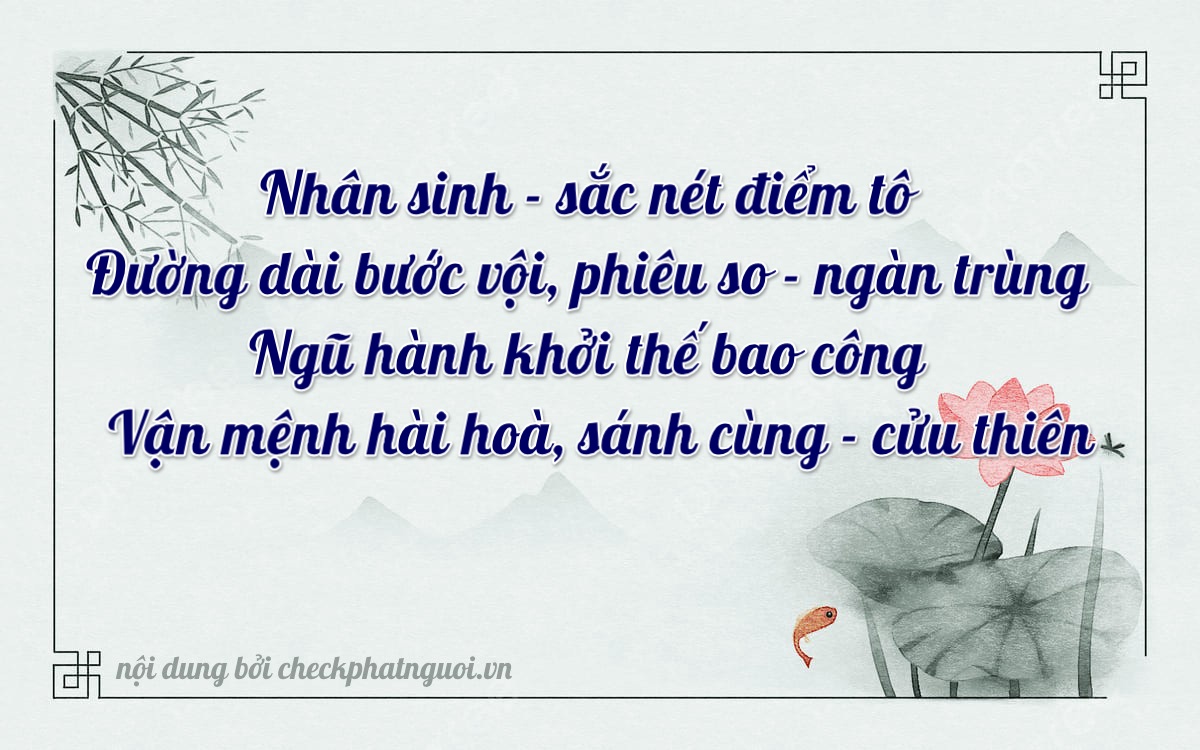 Bài thơ ý nghĩa cho <b>biển số 75A-06954</b> tại website checkphatnguoi.vn