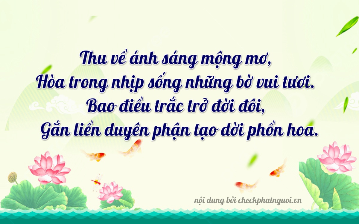 Bài thơ ý nghĩa cho <b>biển số 75A-08828</b> tại website checkphatnguoi.vn