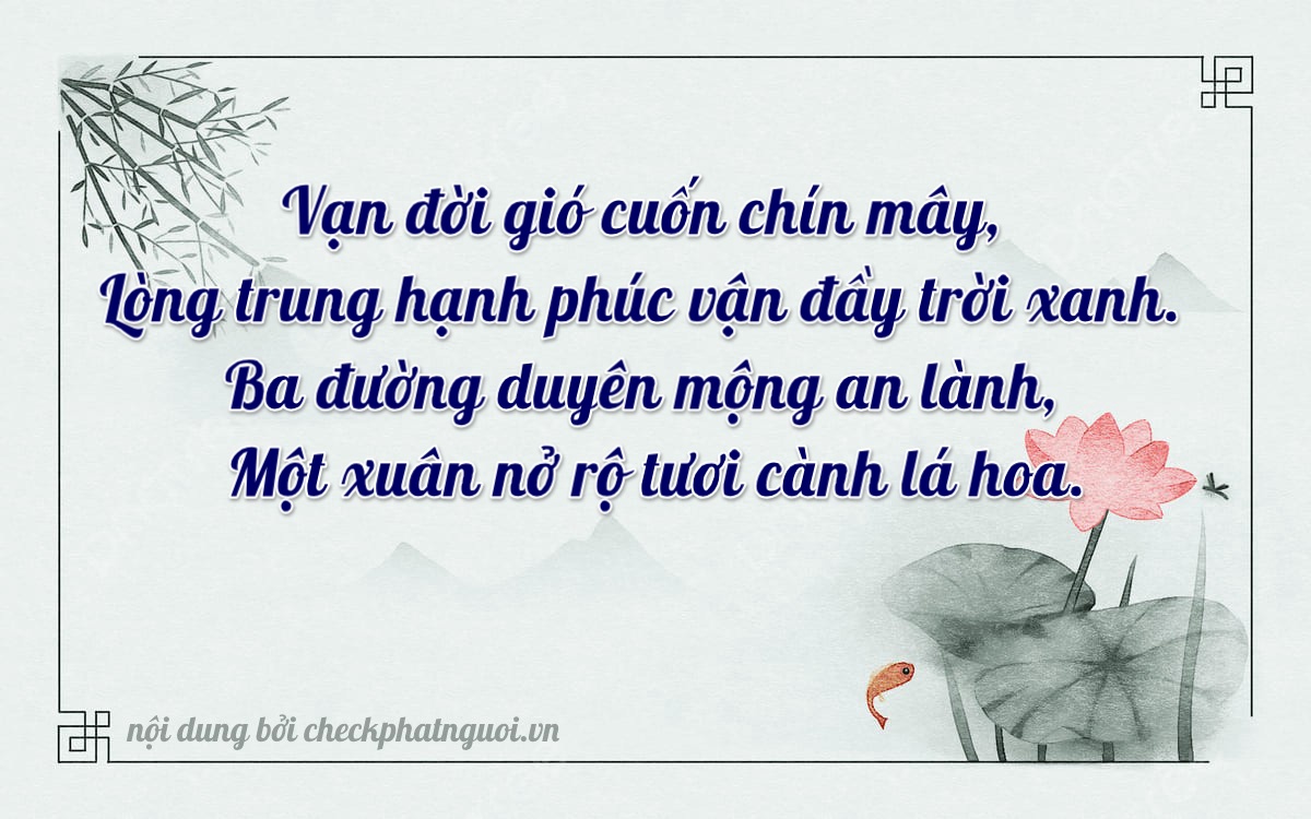 Bài thơ ý nghĩa cho <b>biển số 75A-13931</b> tại website checkphatnguoi.vn