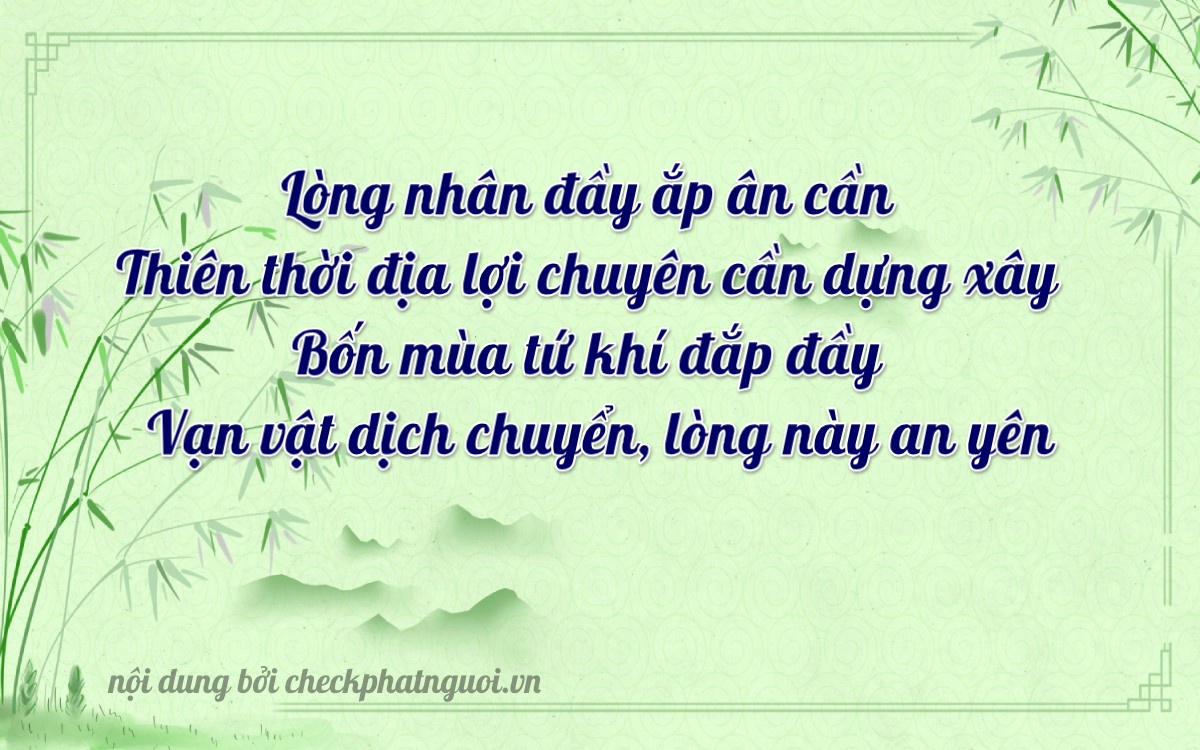 Bài thơ ý nghĩa cho <b>biển số 75A-15780</b> tại website checkphatnguoi.vn