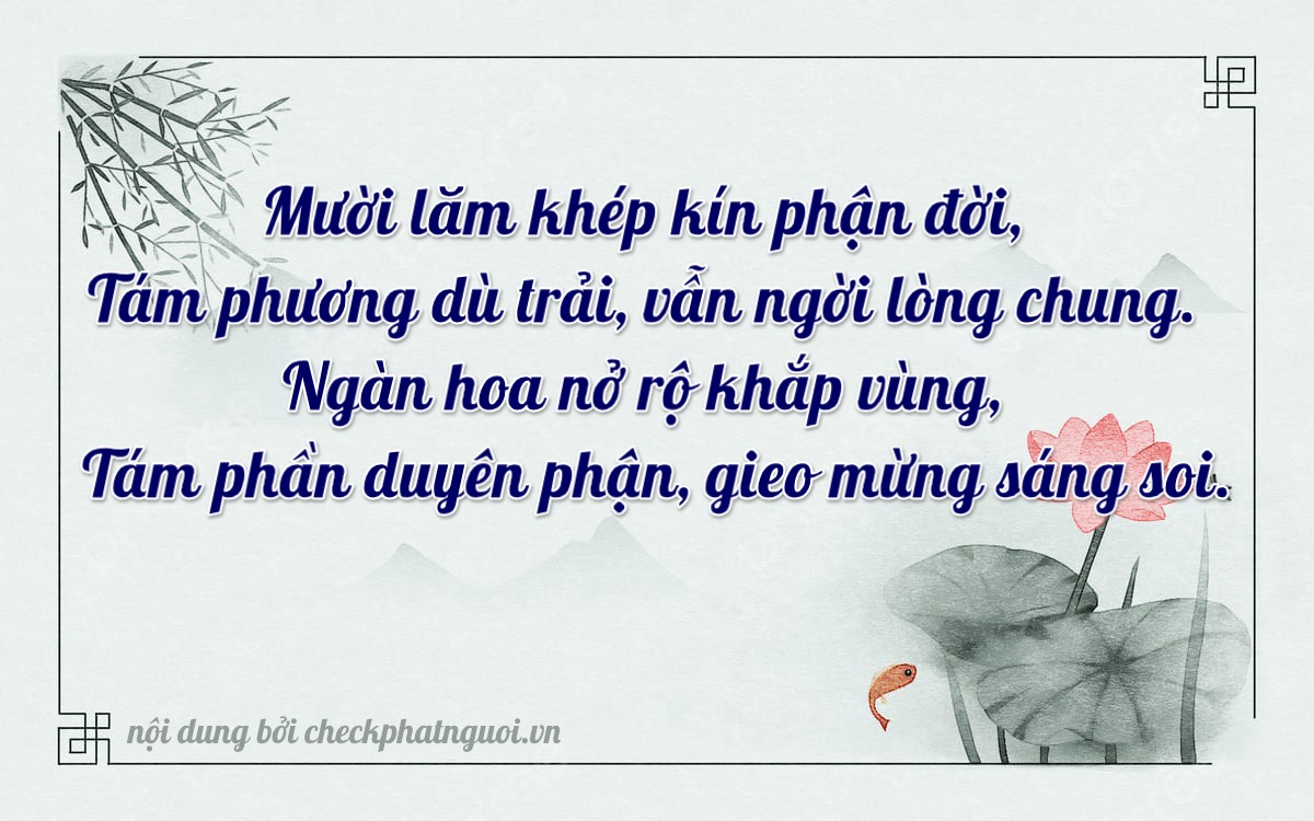 Bài thơ ý nghĩa cho <b>biển số 75A-15883</b> tại website checkphatnguoi.vn