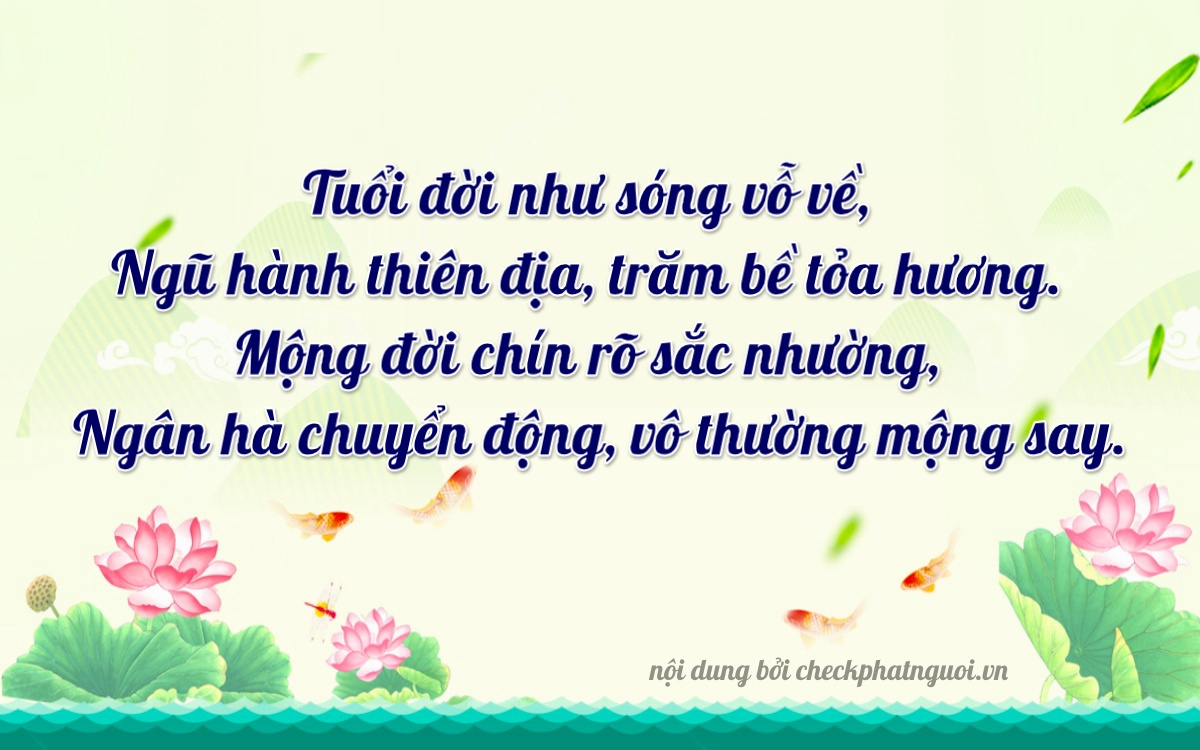 Bài thơ ý nghĩa cho <b>biển số 75A-17819</b> tại website checkphatnguoi.vn