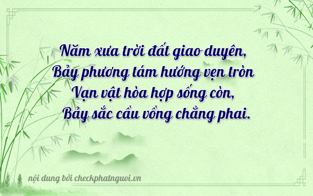 Bài thơ ý nghĩa cho <b>biển số 75A-17987</b> tại website checkphatnguoi.vn