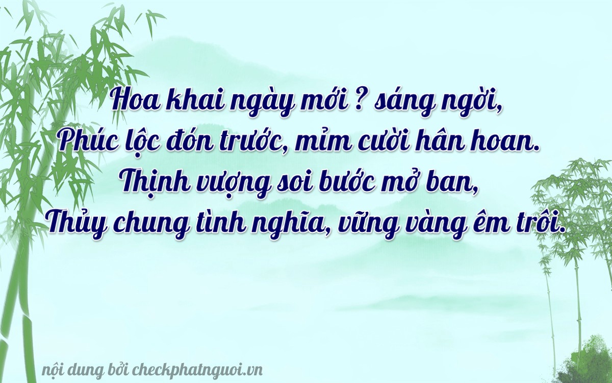 Bài thơ ý nghĩa cho <b>biển số 75A-18184</b> tại website checkphatnguoi.vn