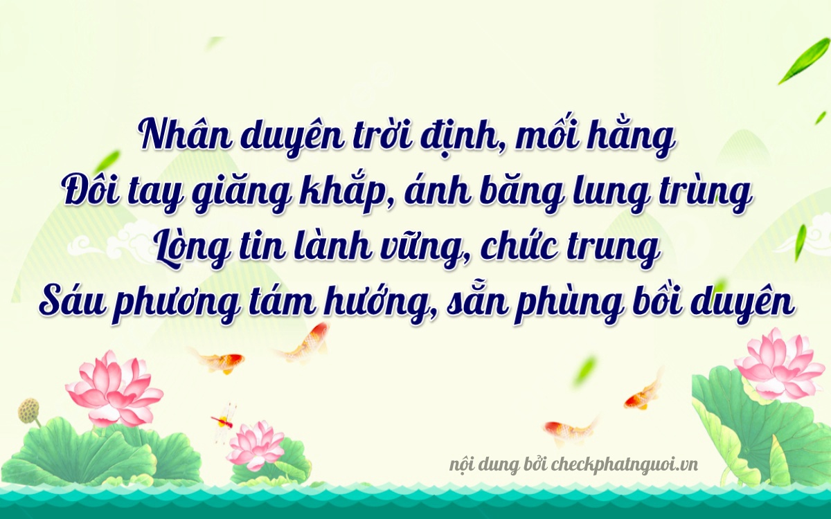 Bài thơ ý nghĩa cho <b>biển số 75A-18926</b> tại website checkphatnguoi.vn