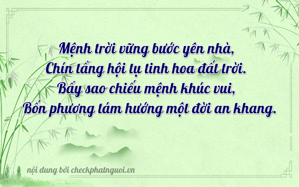 Bài thơ ý nghĩa cho <b>biển số 75A-19746</b> tại website checkphatnguoi.vn