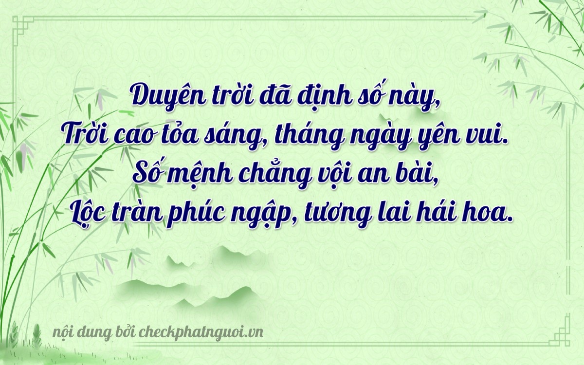 Bài thơ ý nghĩa cho <b>biển số 75A-24573</b> tại website checkphatnguoi.vn