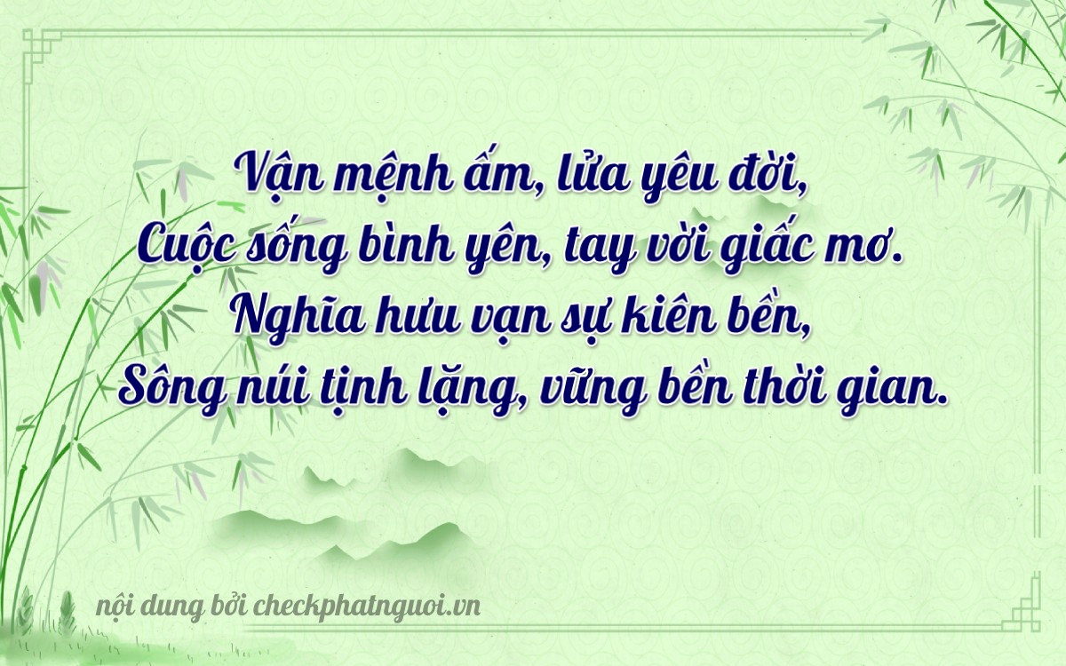 Bài thơ ý nghĩa cho <b>biển số 75A-27053</b> tại website checkphatnguoi.vn