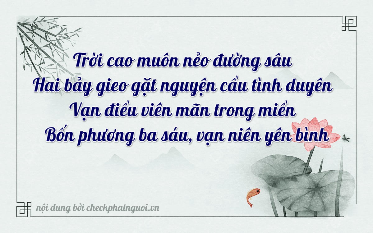 Bài thơ ý nghĩa cho <b>biển số 75A-27370</b> tại website checkphatnguoi.vn