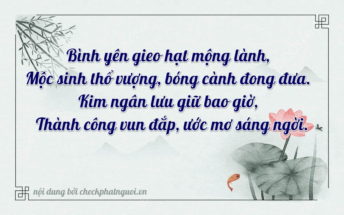 Bài thơ ý nghĩa cho <b>biển số 75A-27445</b> tại website checkphatnguoi.vn