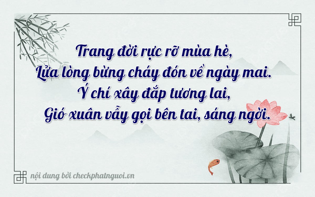 Bài thơ ý nghĩa cho <b>biển số 75A-27993</b> tại website checkphatnguoi.vn