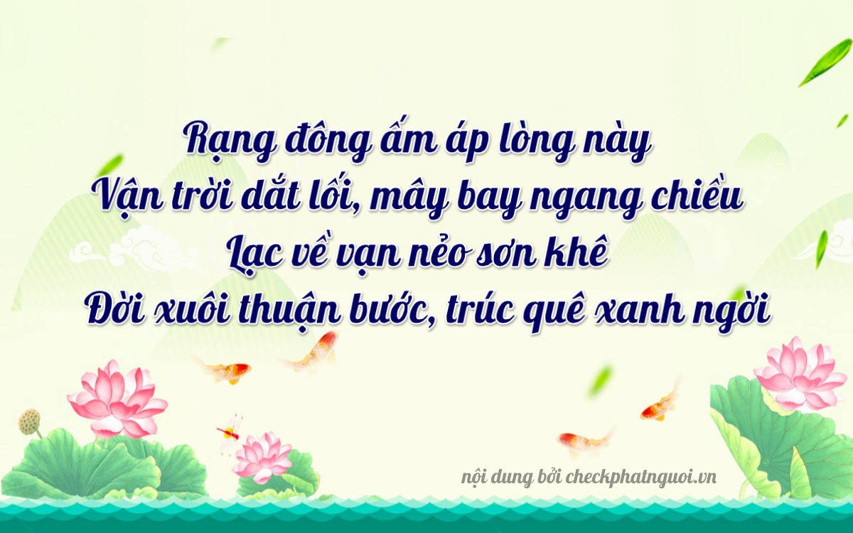 Bài thơ ý nghĩa cho <b>biển số 75A-28091</b> tại website checkphatnguoi.vn