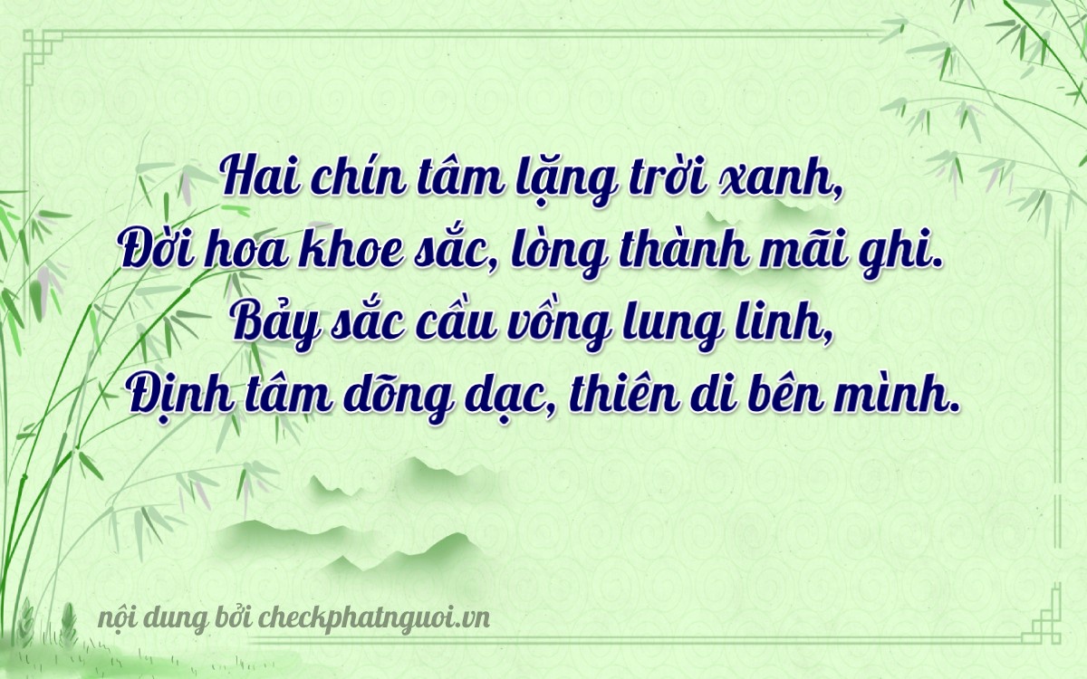 Bài thơ ý nghĩa cho <b>biển số 75A-29275</b> tại website checkphatnguoi.vn