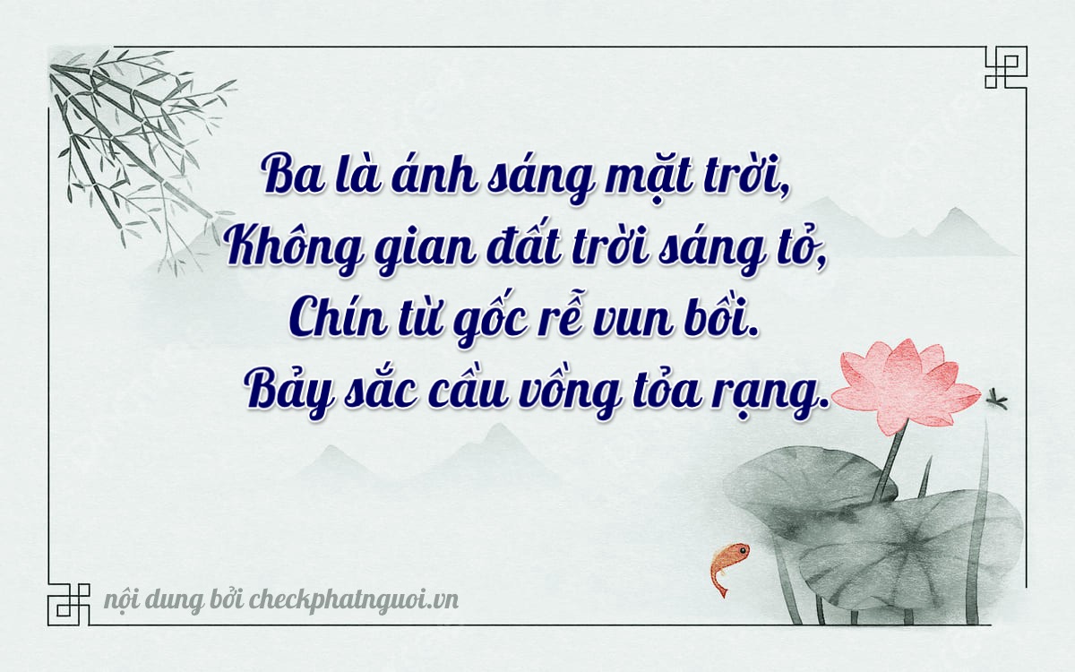 Bài thơ ý nghĩa cho <b>biển số 75A-30789</b> tại website checkphatnguoi.vn