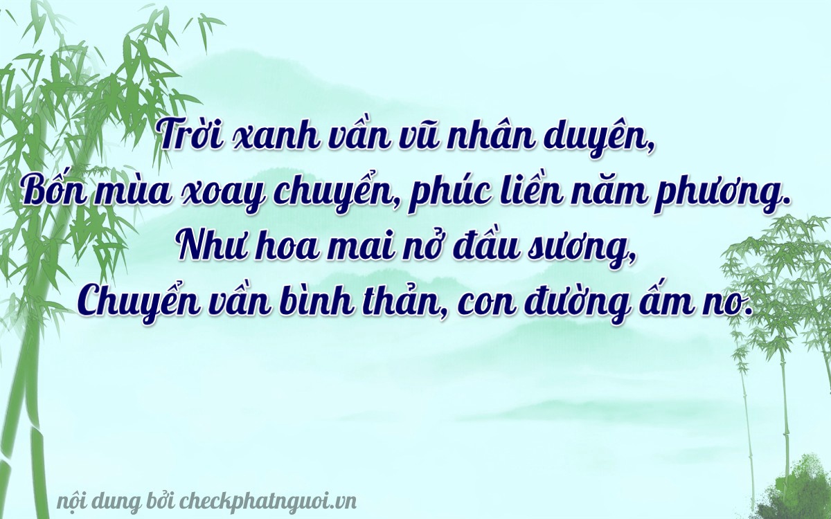 Bài thơ ý nghĩa cho <b>biển số 75A-31216</b> tại website checkphatnguoi.vn