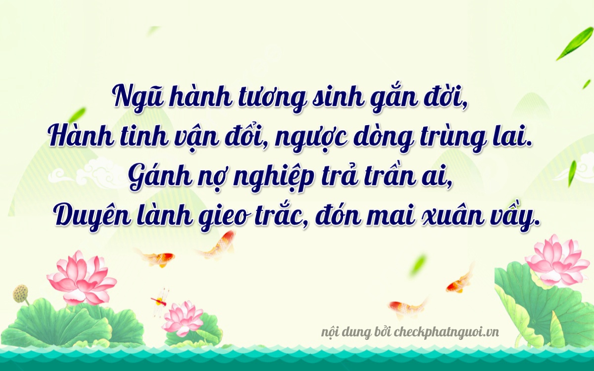 Bài thơ ý nghĩa cho <b>biển số 75A-31802</b> tại website checkphatnguoi.vn