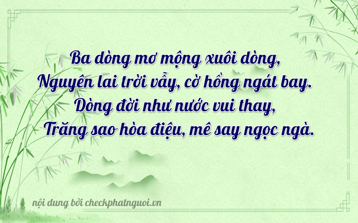 Bài thơ ý nghĩa cho <b>biển số 75A-31810</b> tại website checkphatnguoi.vn