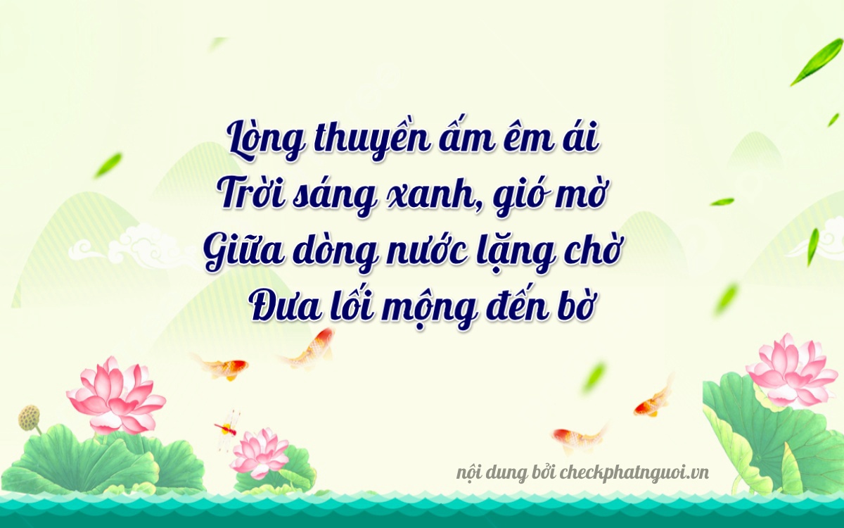 Bài thơ ý nghĩa cho <b>biển số 75A-31950</b> tại website checkphatnguoi.vn