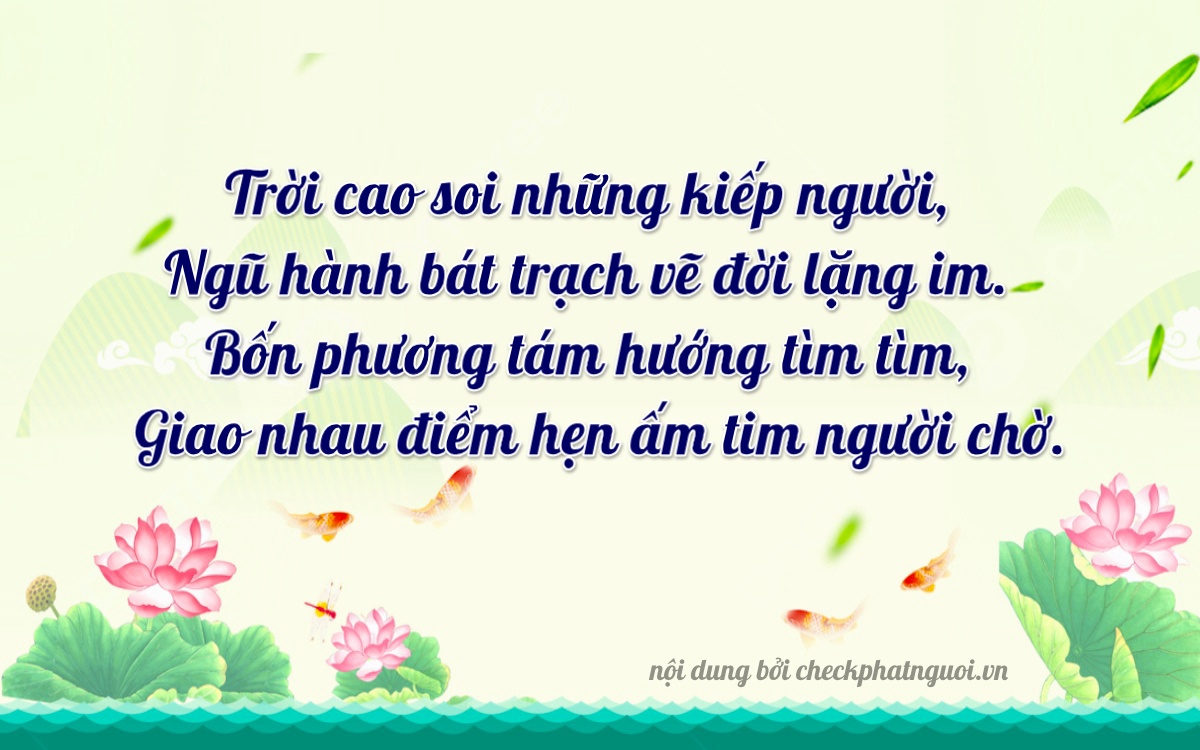 Bài thơ ý nghĩa cho <b>biển số 75A-32921</b> tại website checkphatnguoi.vn