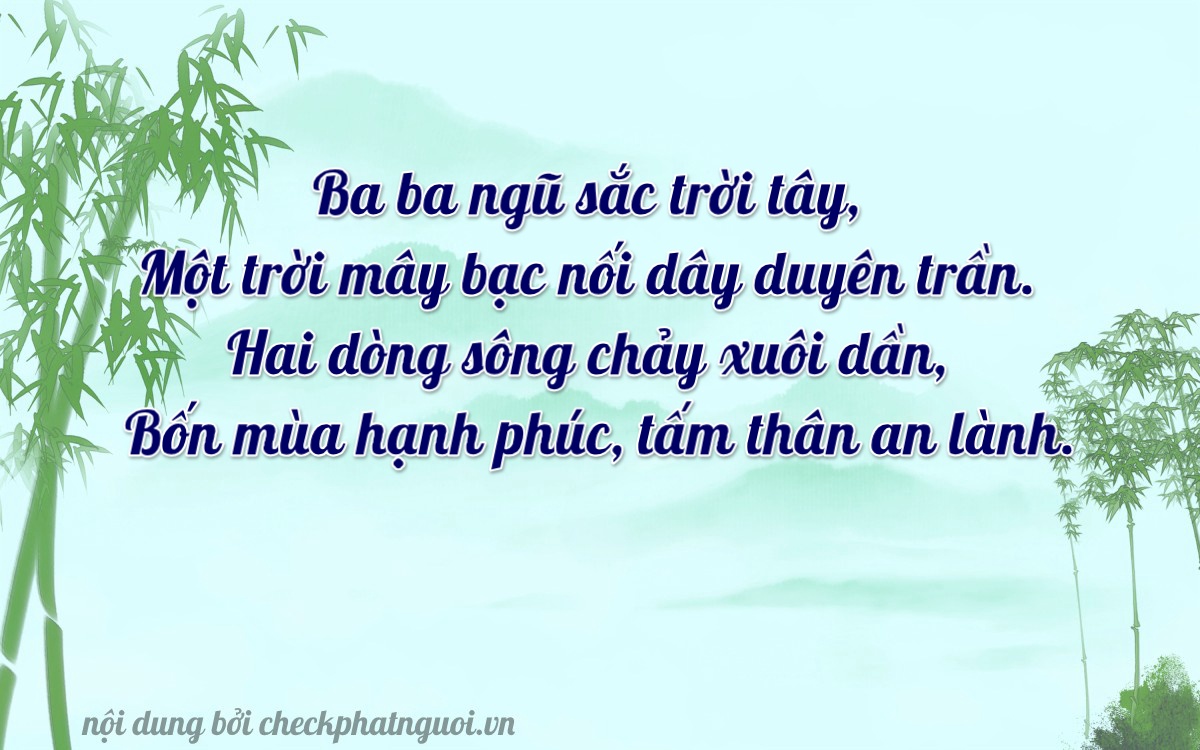 Bài thơ ý nghĩa cho <b>biển số 75A-33124</b> tại website checkphatnguoi.vn