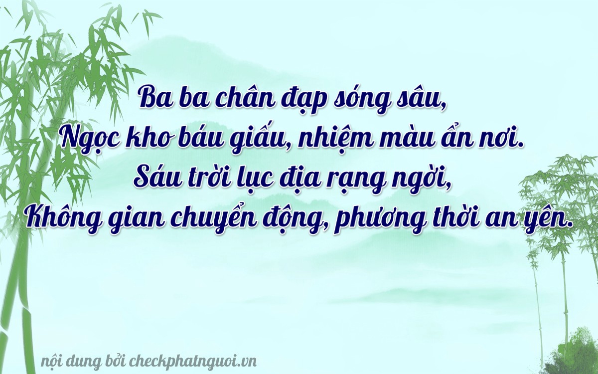 Bài thơ ý nghĩa cho <b>biển số 75A-33160</b> tại website checkphatnguoi.vn