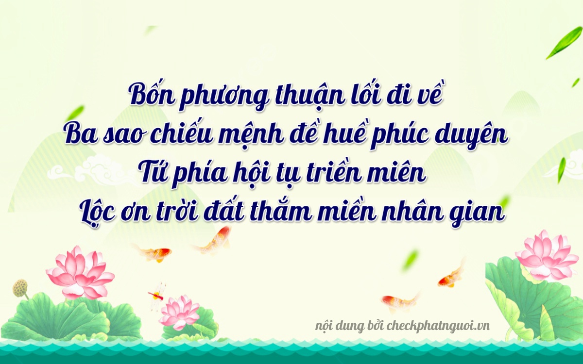 Bài thơ ý nghĩa cho <b>biển số 75A-33467</b> tại website checkphatnguoi.vn