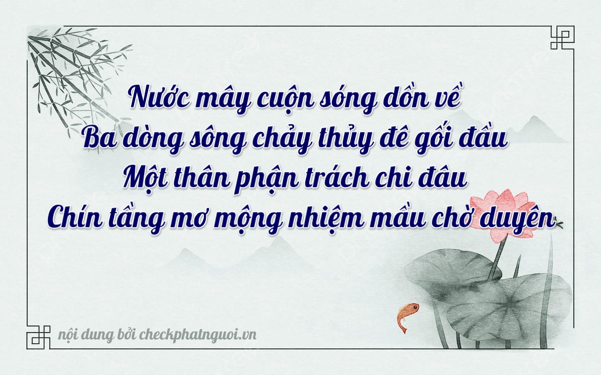 Bài thơ ý nghĩa cho <b>biển số 75A-37373</b> tại website checkphatnguoi.vn